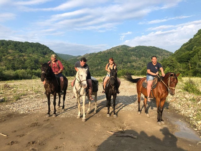 Конные прогулки в Геленджике районе в горах
